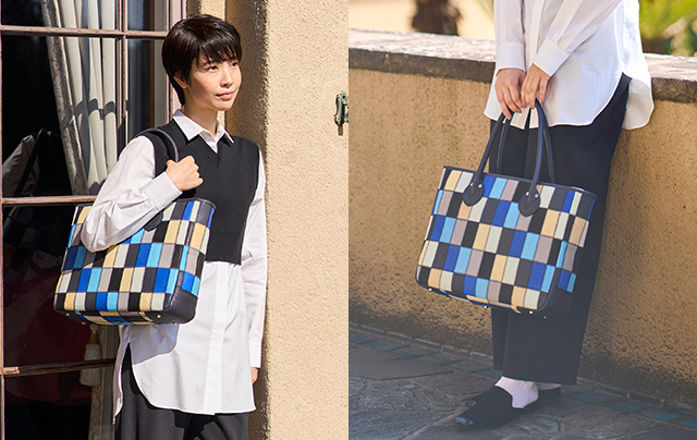 トライオン トート横型　マルチカラー DPC291M