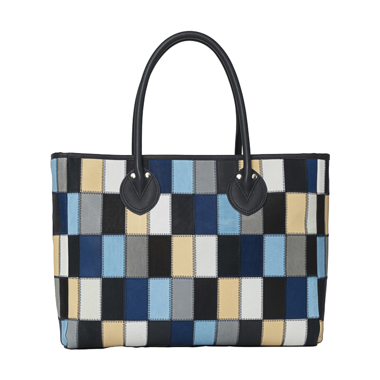 レザートートバッグ トート横型　マルチカラー