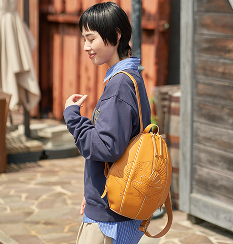 レザーバックバッグ グローブミニリュックサック