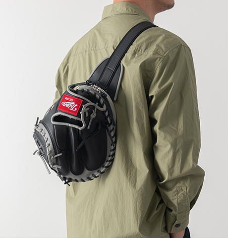 レザーバックバッグ キャッチャーミットボディバッグ