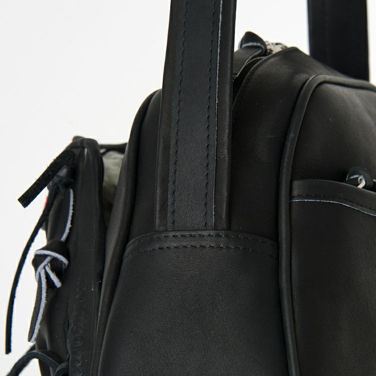 TRION GLB100 グローブショルダー ブラック レザー グローブショルダーバッグ｜GLB100｜革・レザーバッグのTRION