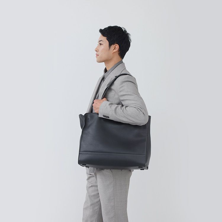 TOMOE レザートートバッグ 2WAYトート