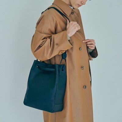TOMOE レザートートバッグ 2WAYショルダーM