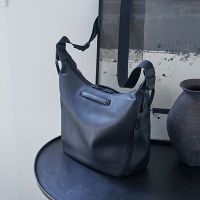 TOMOE レザートートバッグ 2WAYショルダー L