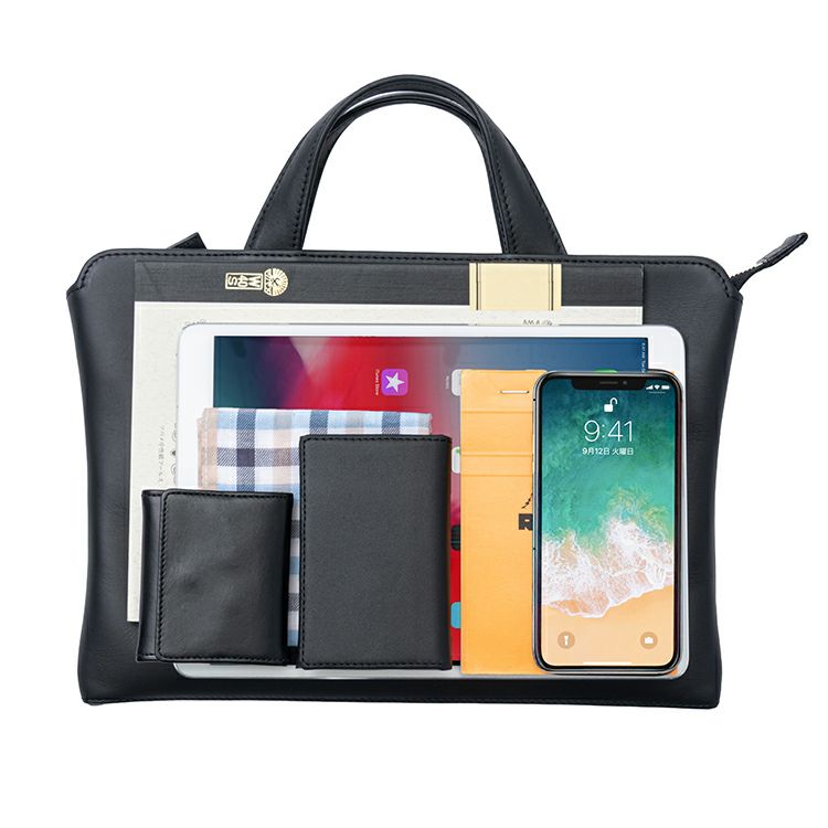 マチなしブリーフB5｜AL114｜革・レザーバッグのTRION(トライオン)公式