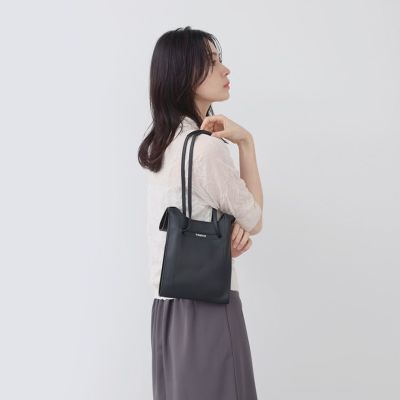 TOMOE レザートートバッグ 3WAYハンドバッグS