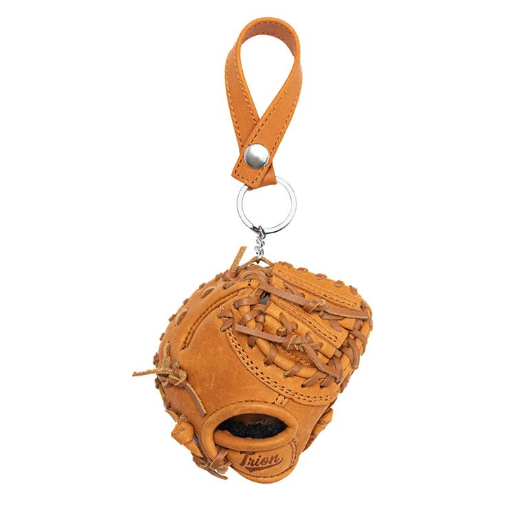 革小物　革財布　グローブキーチェーン　ファーストミット